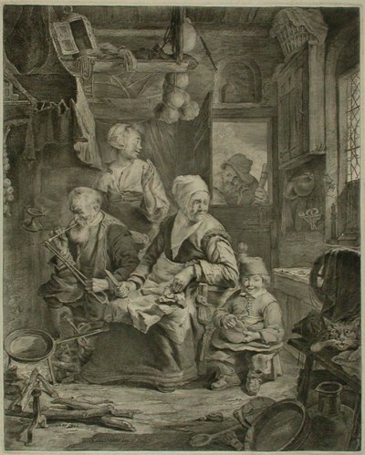 The Pancake Baker by Cornelis Visscher