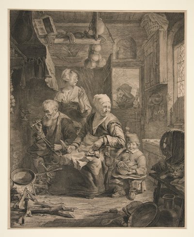 The Pancake Woman by Cornelis Visscher