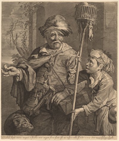 The Seller of Rat Poison by Cornelis Visscher