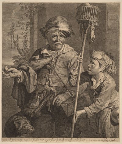 The Seller of Rat Poison by Cornelis Visscher