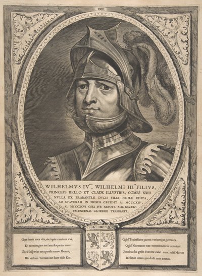 William IV from the Series Counts and Countesses of Holland, Zeeland, and West-Frisia by Cornelis de Visscher