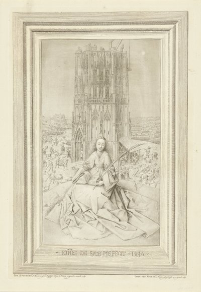 Saint Barbara by Cornelis van Noorde