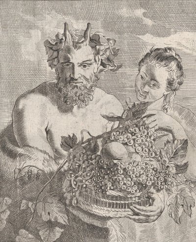 Satyr and Bacchante by Cornelis van Poelenburgh
