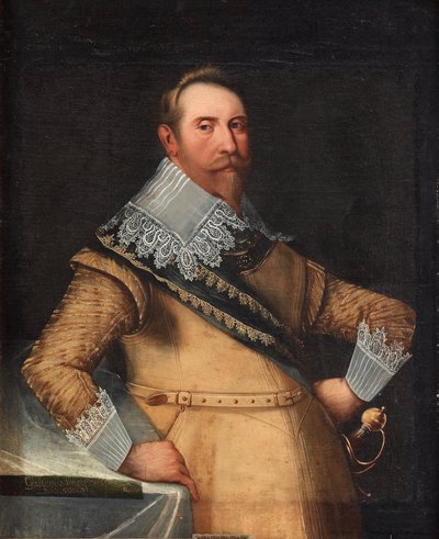 Gustavus Adolphus of Sweden by Cornelius Arendtz
