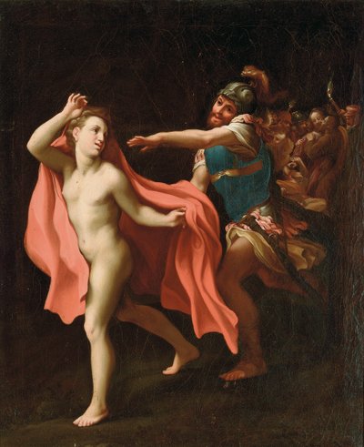 The Betrayal of Christ, with a Soldier in Pursuit of Mark the Evangelist by Correggio