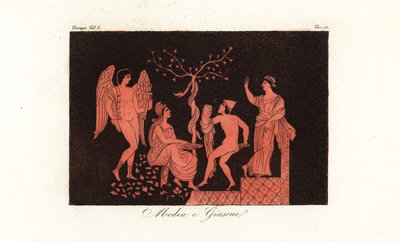 Depiction of Medea and Jason from Greek mythology by Corsi Corsi