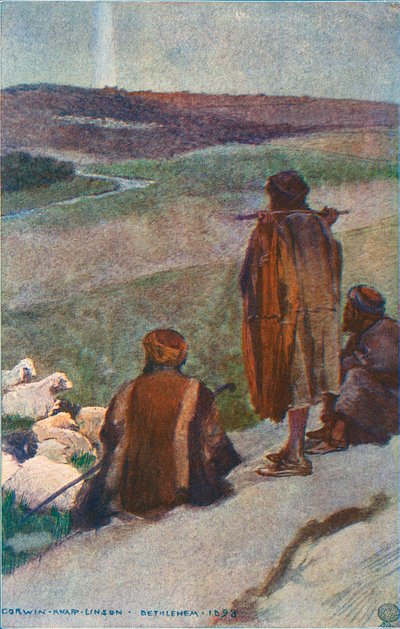 Shepherds Abiding in the Field by Corwin Knapp Linson
