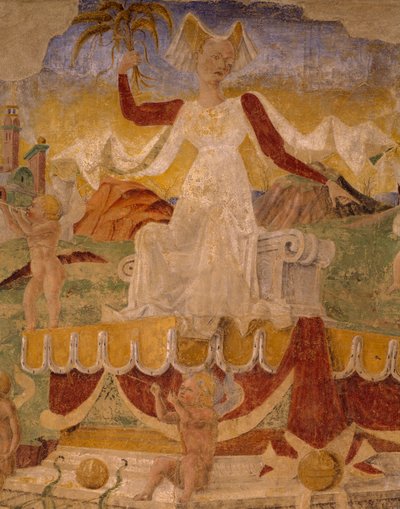 Triumph of Ceres, scene from Month of August, attributed to Cosimo Tura and Master of Ercole, (detail) by Cosimo (attr. to) Tura