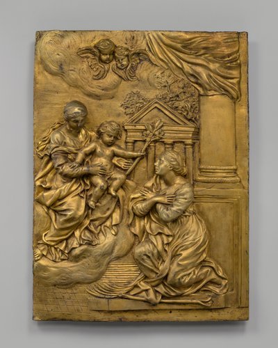 The Virgin and Child Appearing to Saint Martina by Cosimo Fancelli