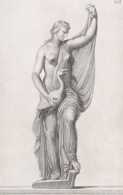 Statue of Leda and the Swan by Cosimo Mogalli