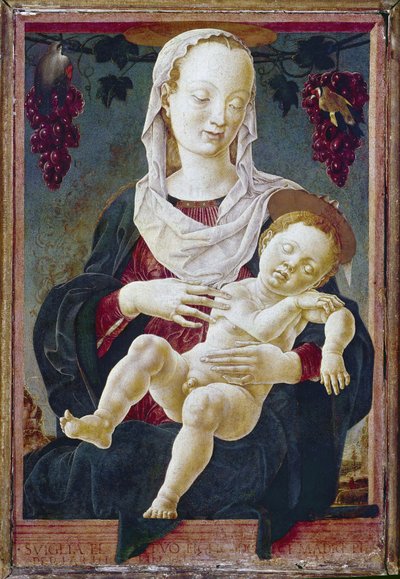 Madonna and Child, known as Our Lady of the Zodiac, c.1459-63 by Cosimo Tura