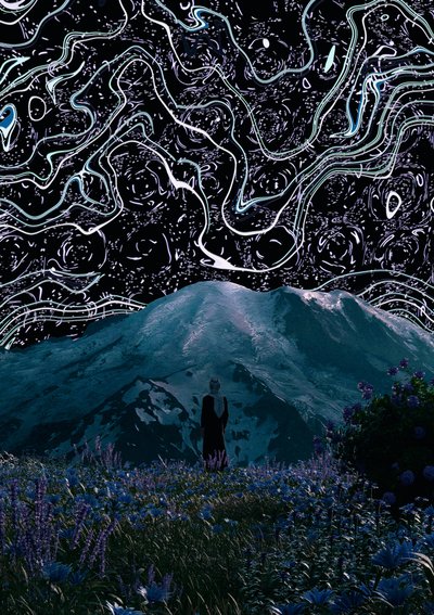 Cosmic Mountain Dream by CosmoZach