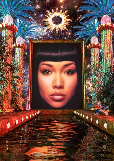 Cosmic Temple Portrait by CosmoZach