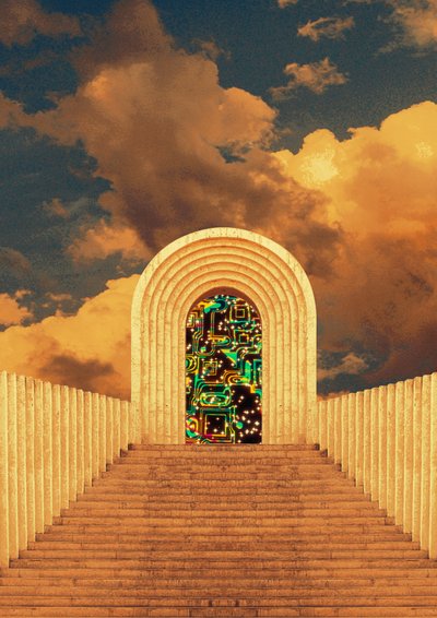 Mystical Digital Gateway by CosmoZach