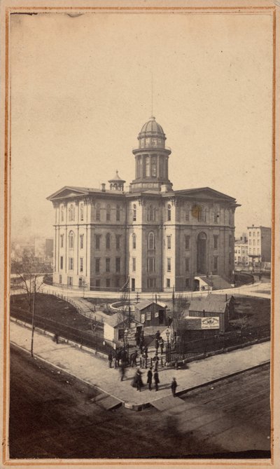 Academy of Music, Chicago, 1860s by Crater