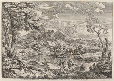 A Man Showing Mercury the Eagle of Jupiter by Crescenzio Onofri