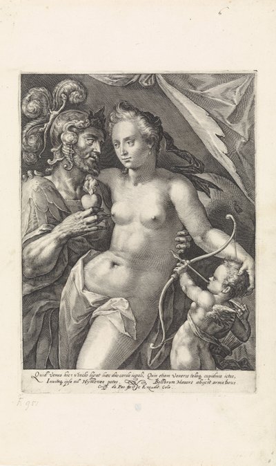 Mars and Venus by Crispijn van de Passe (I)