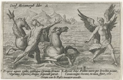 Neptune Reaching for Coronis by Crispijn van de Passe (I)