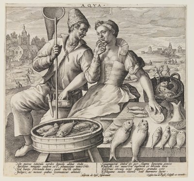 Water, from The Elements by Crispijn van de Passe I