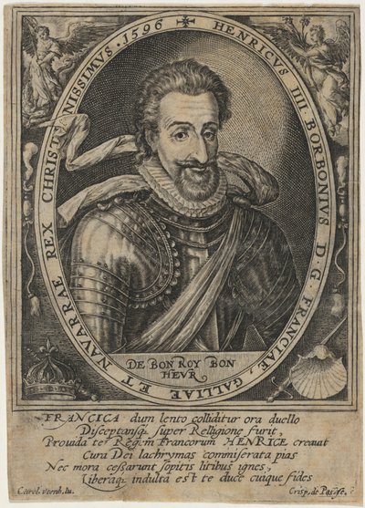 Henry IV, King of France by Crispijn van de Passe I