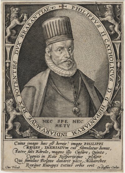 Philip II, King of Spain by Crispijn van de Passe I