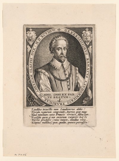 René de Laudonnière by Crispijn van de Passe I