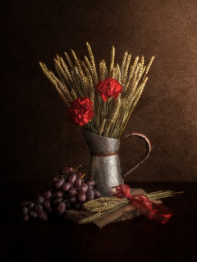 Rustic Harvest Still Life by Cristiano Giani