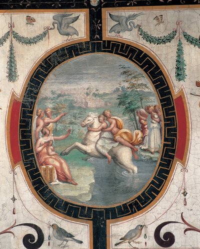 Cloelia Passing the Tiber by Cristofano Gherardi