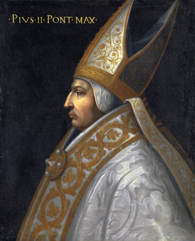 Portrait of Pope Pius II by Cristofano dell Altissimo