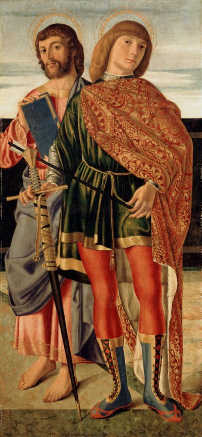 St. Matthew and St. Sebastian by Cristoforo Caselli