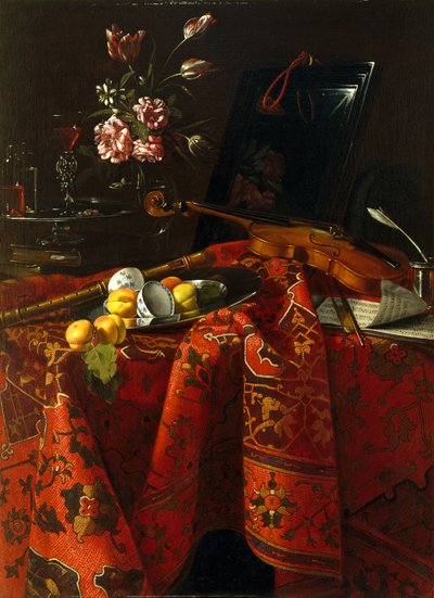 Still Life with Musical Instruments, c.1710-1715 by Cristoforo Munari