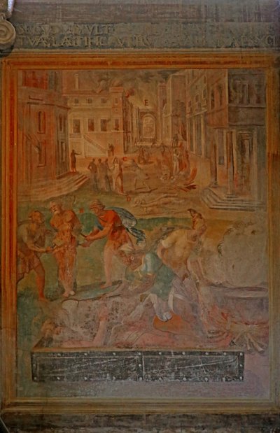 Martyrdom and mutilation of various saints by Cristoforo and Tempesta, Antonio Roncalli
