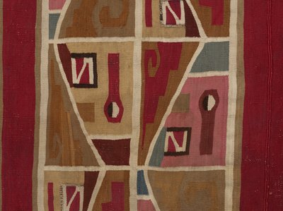 Tunic with Profile Heads and Stepped Frets by Culture Huari