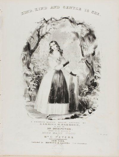 Kind, Kind and Gentle is She by Currier and Ives
