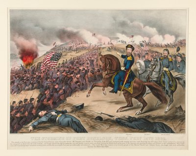 The Storming of Fort Donelson, Tenn. Feb. 15th, 1862 by Currier and Ives