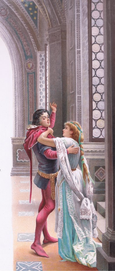Wilt thou be gone? It is not yet new day (illustration from Romeo and Juliet) by Curtazzo Curtazzo