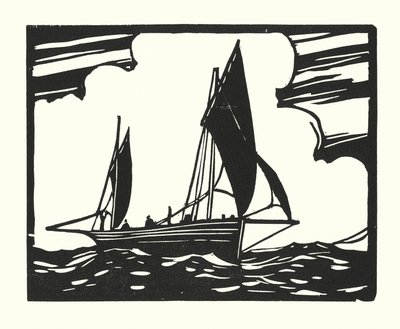Fishing Boats and Barges: Brighton Clinker-Built Lugger by Cyril A. Wilkinson