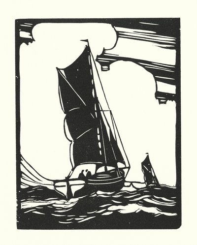 Fishing Boats and Barges: Leigh Bawley by Cyril A. Wilkinson