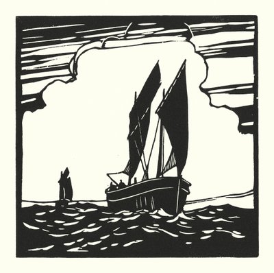 Fishing Boats and Barges: Mounts Bay Drifter by Cyril A. Wilkinson