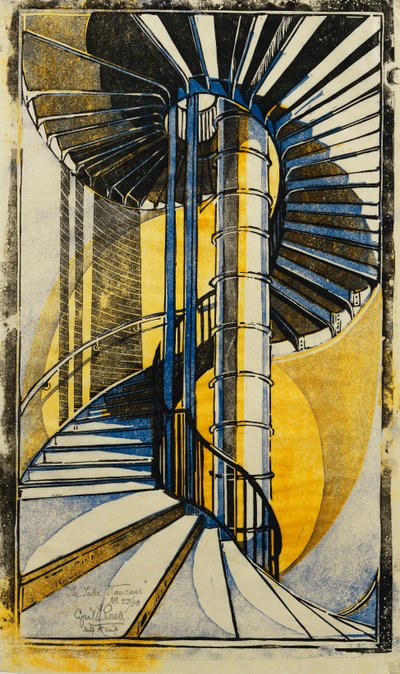 The Tube Staircase by Cyril Edward Power