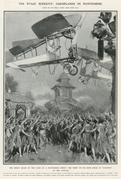 The Stage Bleriots by Cyrus Cuneo