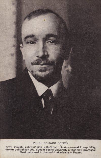 Edvard Benes by Czech Photographer