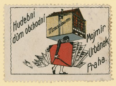 Mojmir Urbanek music materials, Prague by Czech School