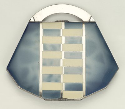 Princess Handbag Powder Compact, Czech, 1930s by Czech School
