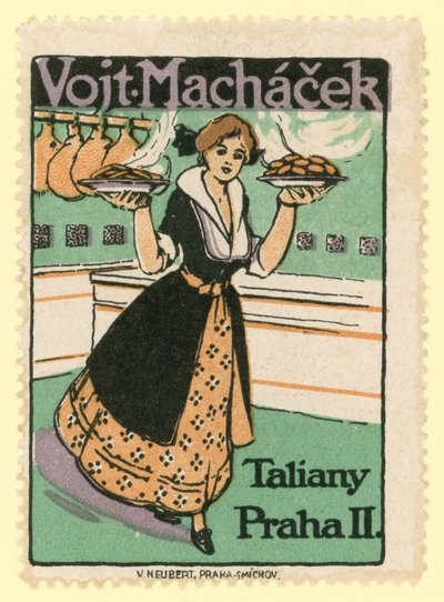 Vojtek Machacek macaroni, Prague by Czech School