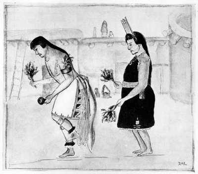 Pueblo Indian Dancers, c.1925 by D. H. Lawrence