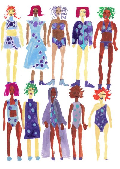 Beachwear by Daisy de Villeneuve