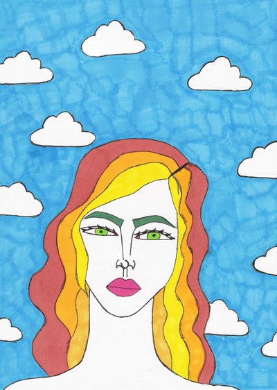 Blue Sky by Daisy de Villeneuve
