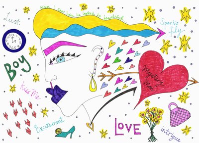 Sparks Fly, 2017 by Daisy de Villeneuve