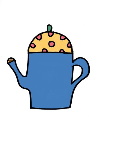 Spotty Tea Pot by Daisy de Villeneuve